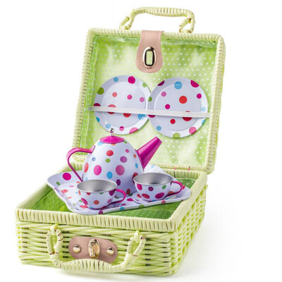 Pribor za piknik, u pletenoj korpi Woodyland 91881