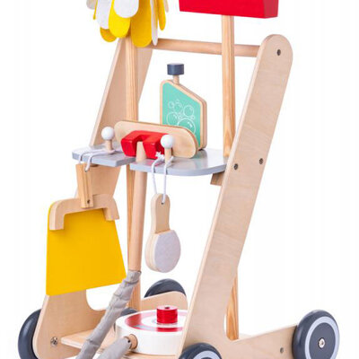 Set za čišćenje na kolicima Woodyland 91934