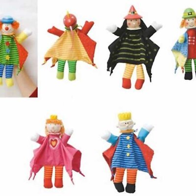 Lutka za pozorište assorted Woodyland 90987