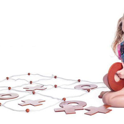 Društvena igra Veliki Iks-Oks Woodyland 91414