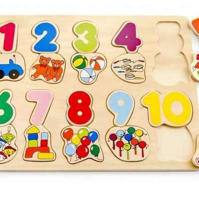 Pino Toys Drvena slagalica Brojevi