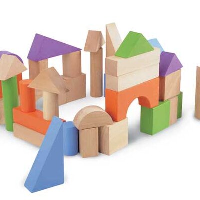 Pino Toys Drvene kocke Blokovi 40 komada