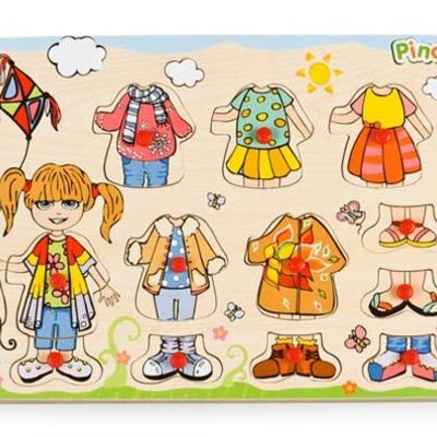 Pino Toys Uklapalica Obuci devojčicu