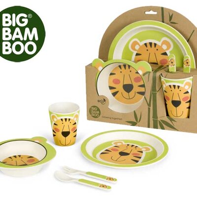 BigBamBoo Dečiji set za jelo Tigar