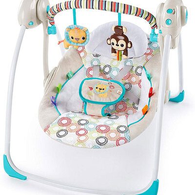 Bright Starts Ljuljaška za bebe Petite Jungle 11134