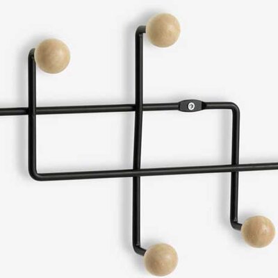 Zidni čiviluk sa šest kukica