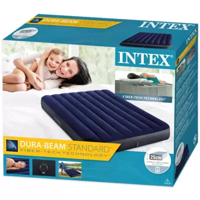 Intex 64758 Dura-Beam Standard Classic Downy Krevet Na Naduvavanje 137x191x25 cm