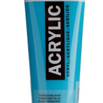 TALENS Amsterdam Akrilna boja - Akrilik - Tirkizno plava 120ml 680522