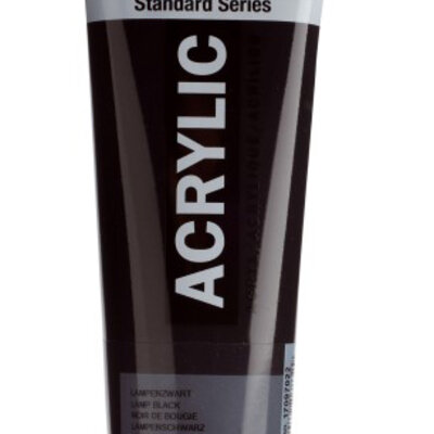 TALENS Amsterdam Akrilna boja - Akrilik - Čađava crna 120ml 680702