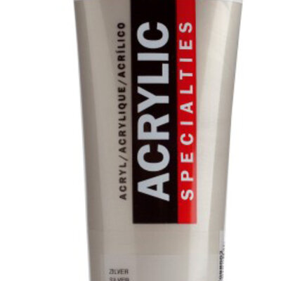 TALENS Amsterdam Specialties Akrilna boja - Akrilik - Srebrna boja Silver 120ml 680800