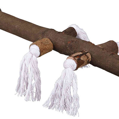 Drvena prečka za kavez sa kanapom 20cm Trixie 5888