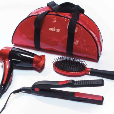 Ardes Putni set za kosu Fen, četka i pegla u torbici ARM350