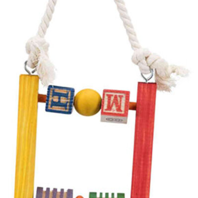 Šarene merdevine - ljuljaška - igračka za ptice Trixie 58849