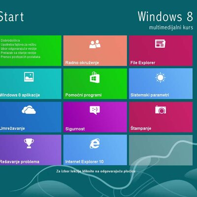 Multimedijalni kurs - Windows 8