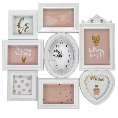 Globo zidni sat sa ramovima za fotografije B992189