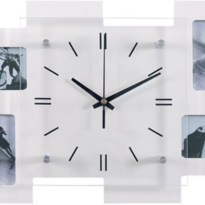 Globo zidni sat sa ramovima za fotografije B991743-3