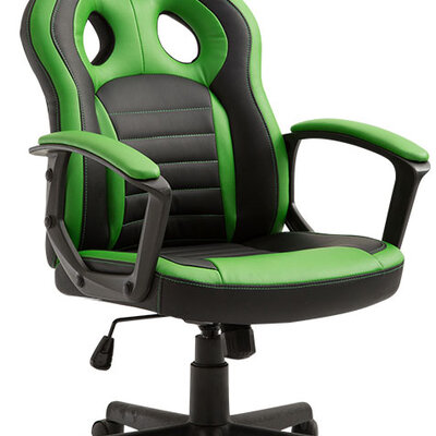 Gejmerska Stolica HALDBAK Green - Black 2328