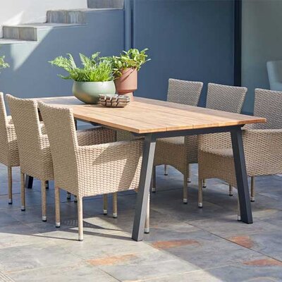 Baštenska garnitura Highland Plus Sto i šest stolica