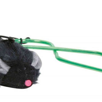 Igračka za mačke koja se kači na vrata Squeaky Mouse Trixie 4135