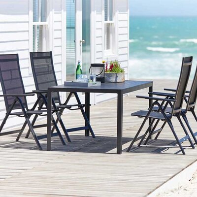 Baštenska garnitura Stix Sto i četiri podesive stolice