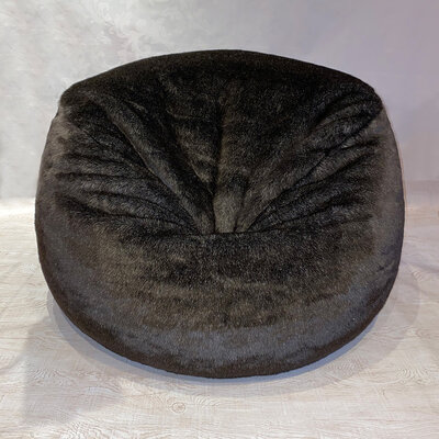 Lazy bag fotelja Braon Lux krzno