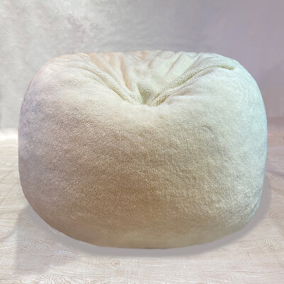 Lazy bag fotelja Teddy beli lenjivac