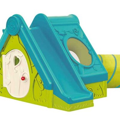 Dečija kućica sa malim toboganom Curver Funtivity play house