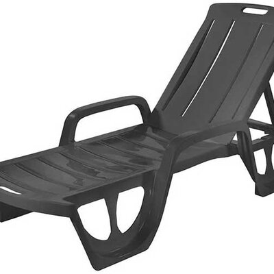 Curver Ležaljka sa podesivim naslonom Florida Grafit