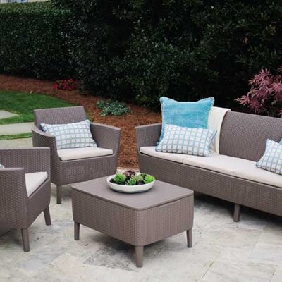 Baštenska garnitura Salemo 3 seater Cappuccino Trosed Dve stolice Stočić