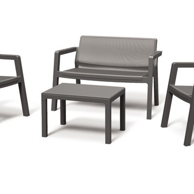 Baštenska garnitura Emilly Patio Graphite