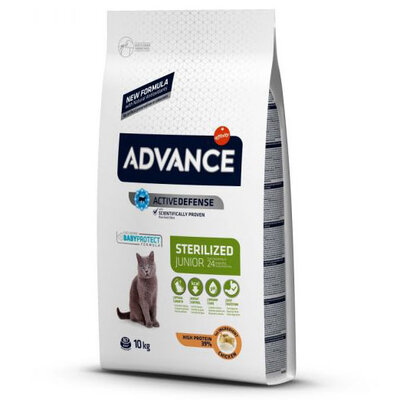 Hrana za mačke Advance Cat Junior Sterilized - pakovanje 10kg
