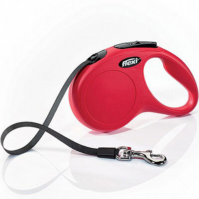 Flexi Povodac za pse New Classic L Tape 5m Red
