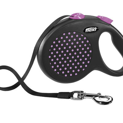 Flexi Povodac za pse Design L Tape 5m Pink