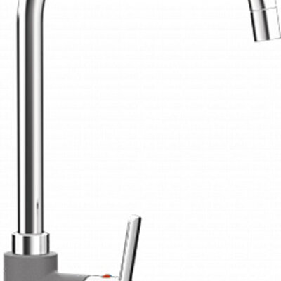 Slavina za lavabo ili sudoperu Schock Simi siva