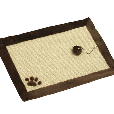 Grebalica za mačke pravougaona, braon Nobby 63031-87