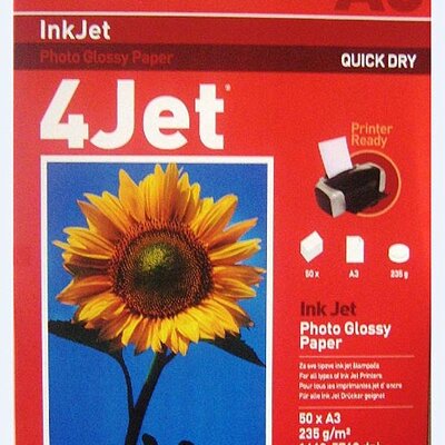 4Jet InkJet Foto Papir A3, 1/50