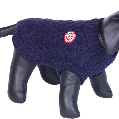 Nobby Džemper za psa Rick Blue leđa 44cm 65387