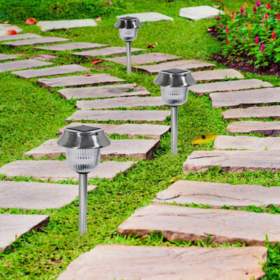 Tri solarne baštenske lampe MX715D