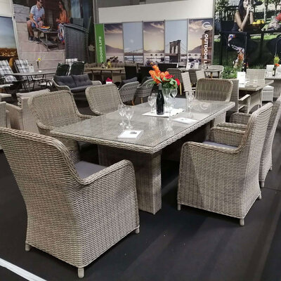 Ratan Garnitura Sicily - 6 Fotelja i Sto