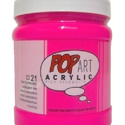 PEBEO Pop Art - Akrilna boja Akrilik 700ml Fluo pink 661317