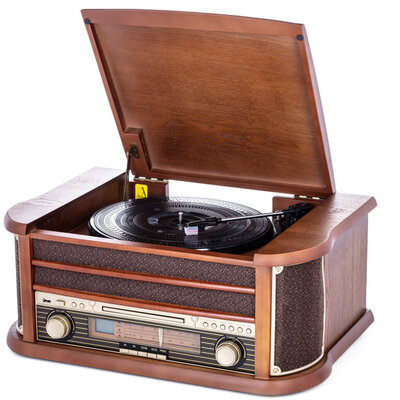 Gramofon sa radio prijemnikom i CD plejerom Camry Retro Style CR 1111