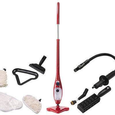 Paročistač 5 u 1 Komplet Sa Svim Dodacima Colossus CSS-4100C Crveni