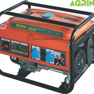 Benzinski monofazni agregat za struju Agrina 4000