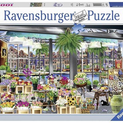 Ravensburger Puzzle 1000 delova - Cvetna pijaca u Amsterdamu 13987