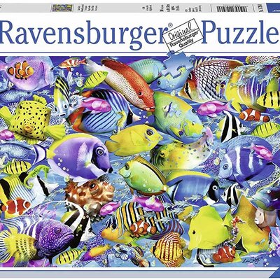Ravensburger Puzzle 500 delova -  Ribe u tropskom saobraćaju 14796