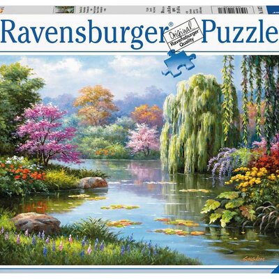 Ravensburger Puzzle 500 delova - Romantično jezero 14827