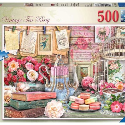 Ravensburger Puzzle 500 delova - Starinska čajanka 14838
