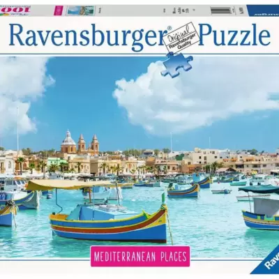 Puzzle 1000 delova Mediteranska Malta Ravensburger