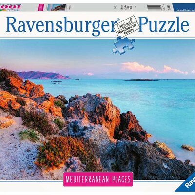 Puzzle 1000 delova Mediteranska Grčka Ravensburger 14980