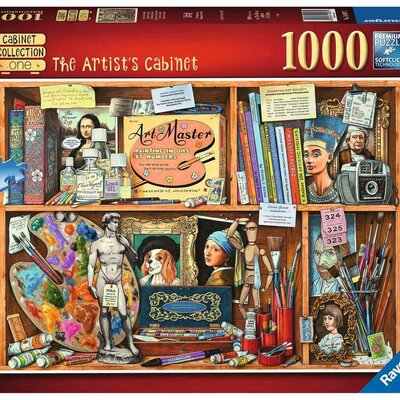 Puzzle 1000 delova Kabinet jednog umetnika Ravensburger 14997